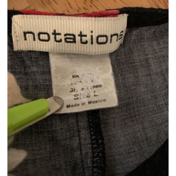 Vintage Dress 90s/Y2K Dark Floral Daisy Notations Romantic Grunge Wednesday … - Picture 5 of 12